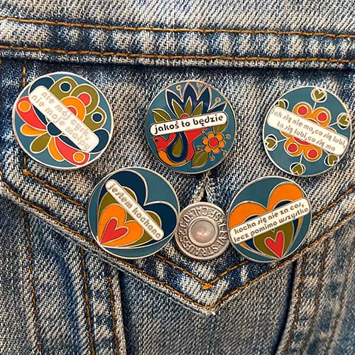 Philosophical Polish Enamel Pin - If You Don’t Have What You Like