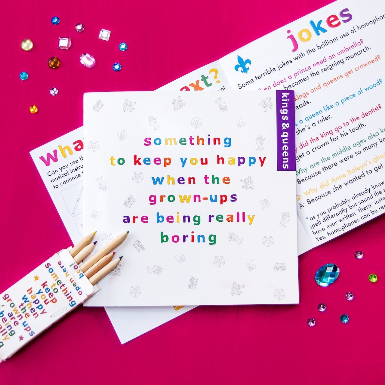 Something To Keep You Happy - Kings and Queens Activity Book