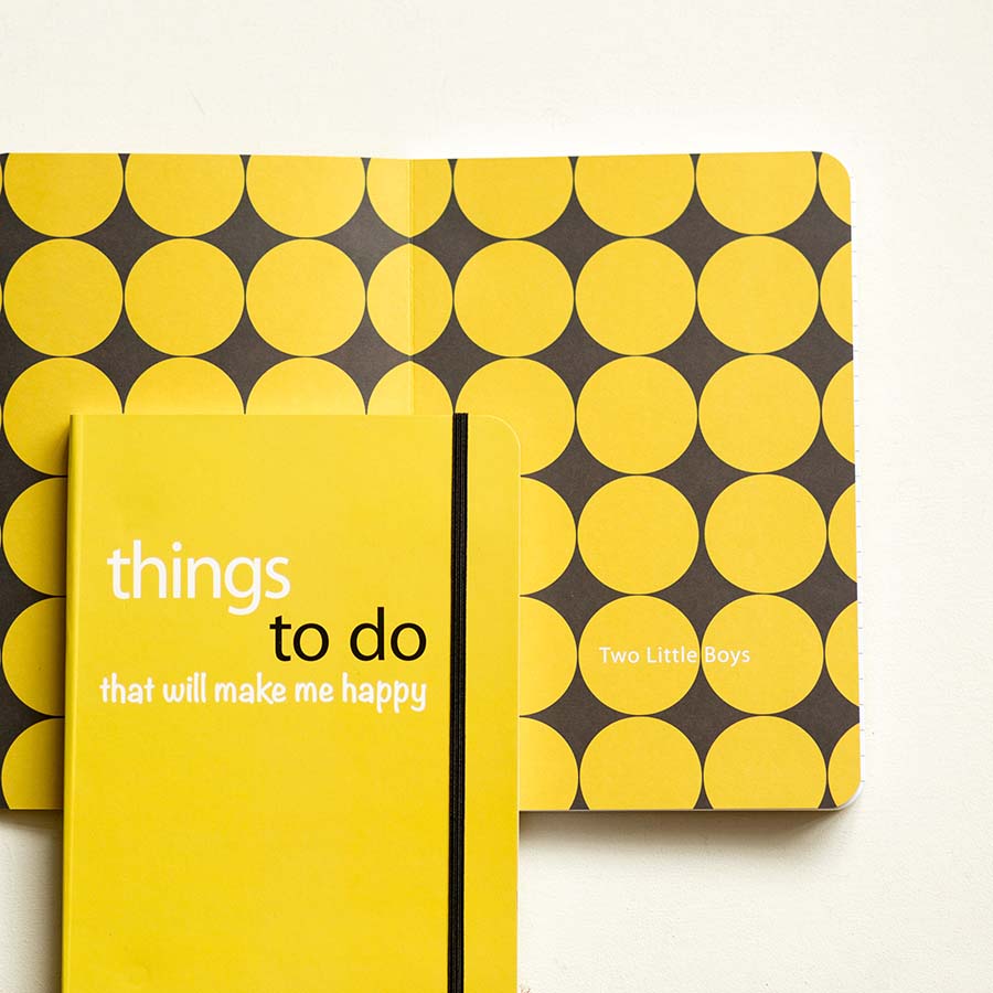 Things To Do That Will Make Me Happy Lined Notebook