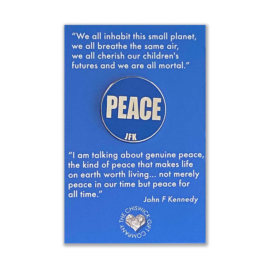 Peace - JFK - Enamel Pin