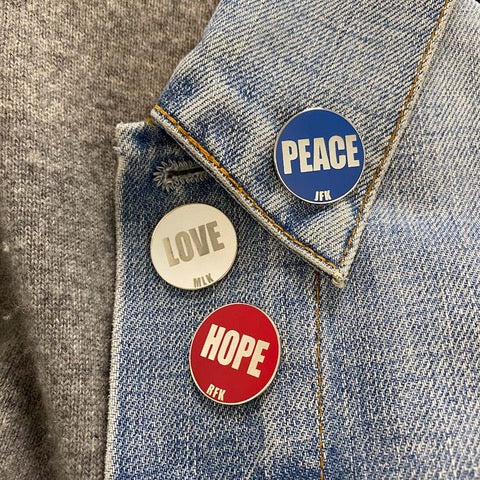 Peace - JFK - Enamel Pin