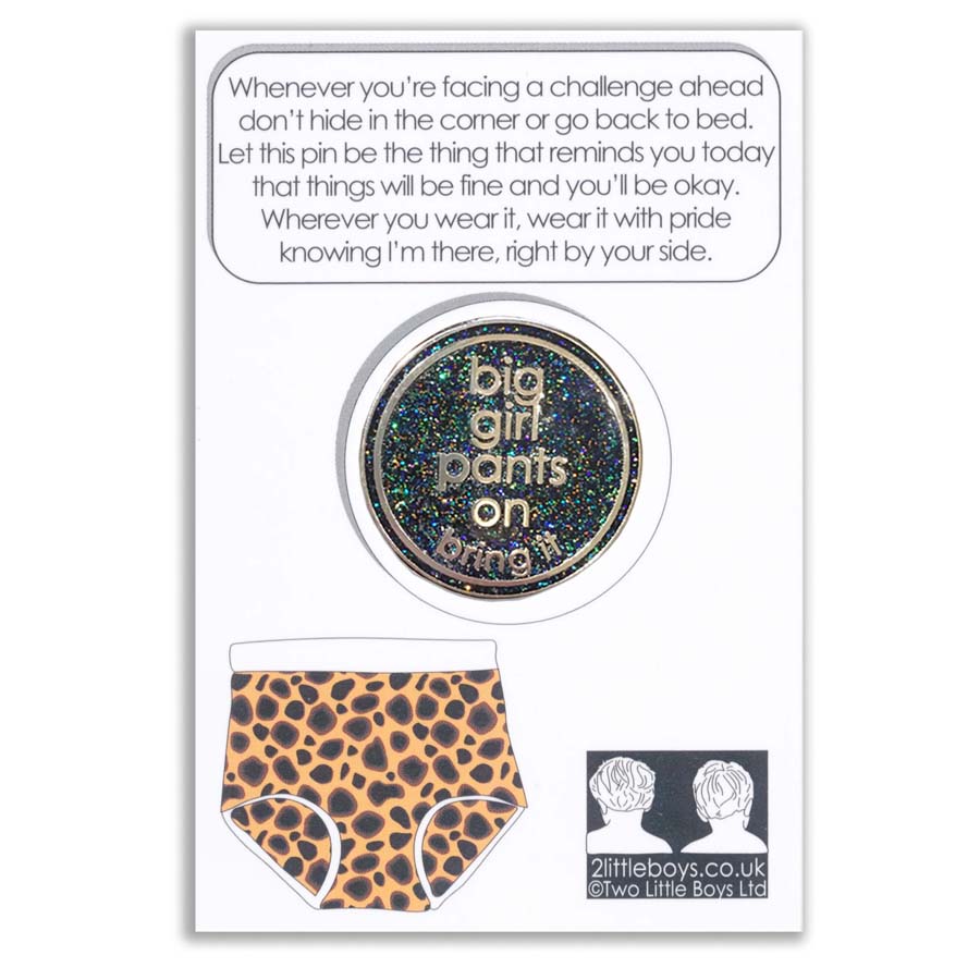 Big Girl Pants Enamel Pin