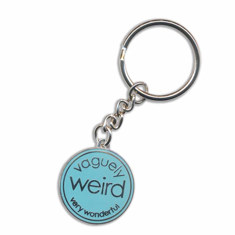 Vaguely Weird Very Wonderful Keyring