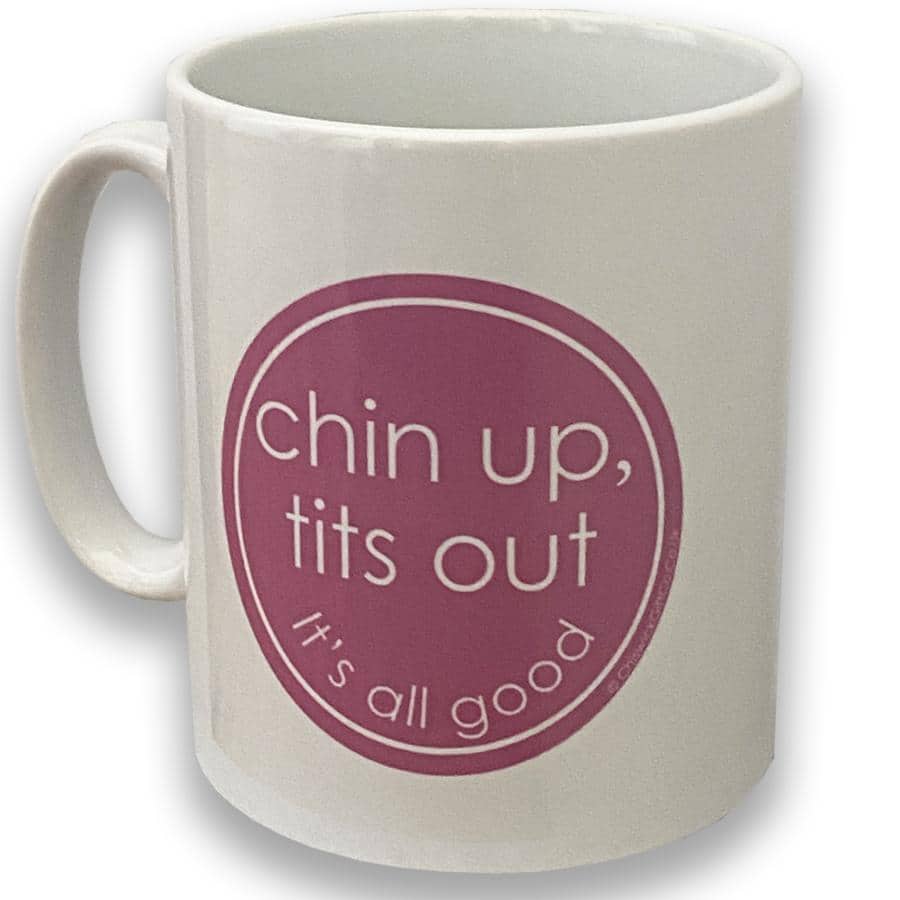 Chin Up Tits Out Coaster