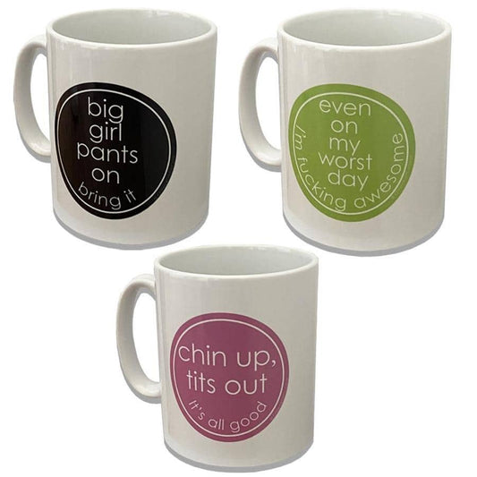 Set of Three Mugs For Besties