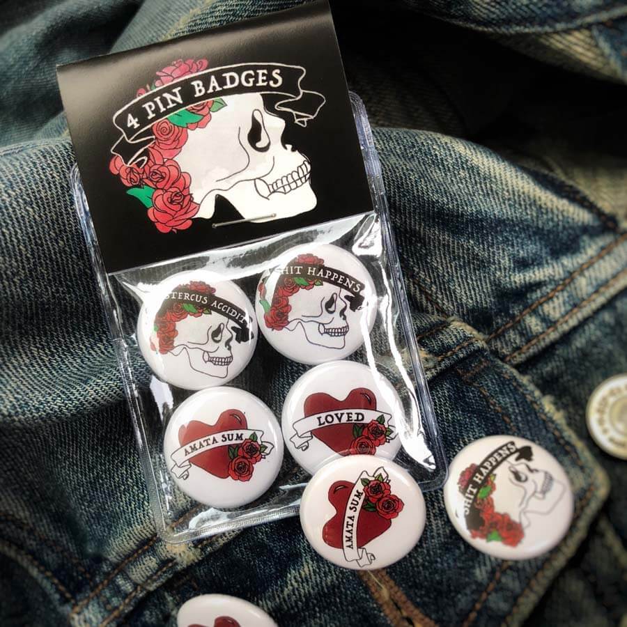 Set of Limited Edition Mini-Button Badges