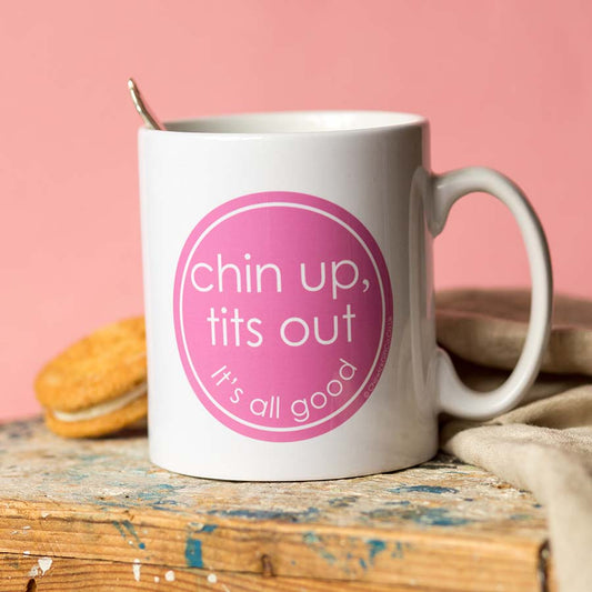 Chin Up Tits Out Mug