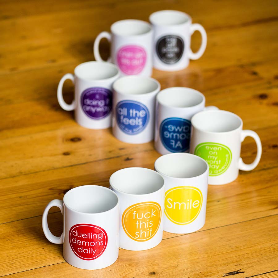 Scared Shitless & Doing It Anyway Mug