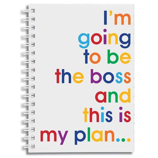I'm Going To Be The Boss A6 Notebook