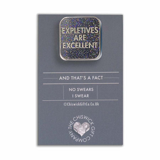 Expletives Are Excellent Enamel Pin
