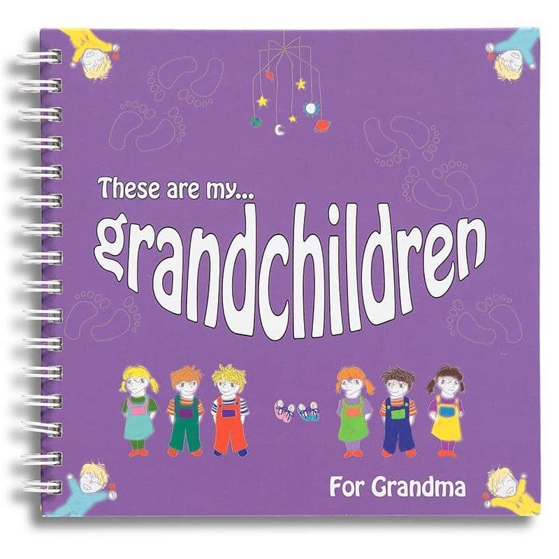 These Are My Grandchildren Keepsake Book For Grandma