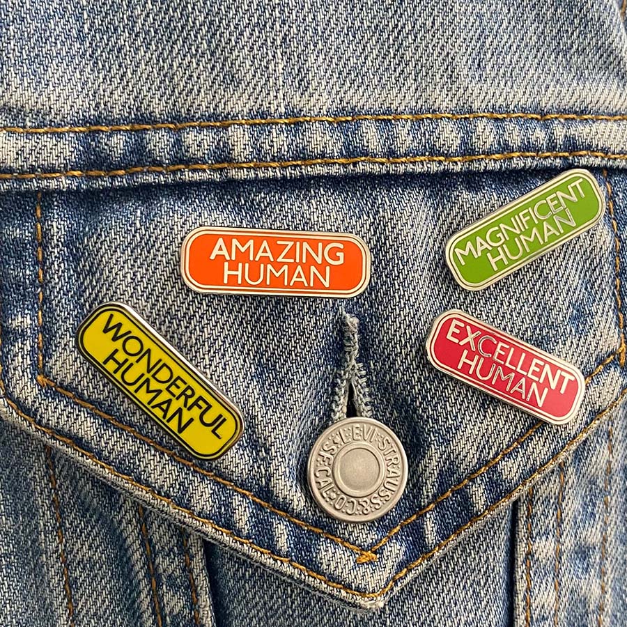 Amazing Human Pin