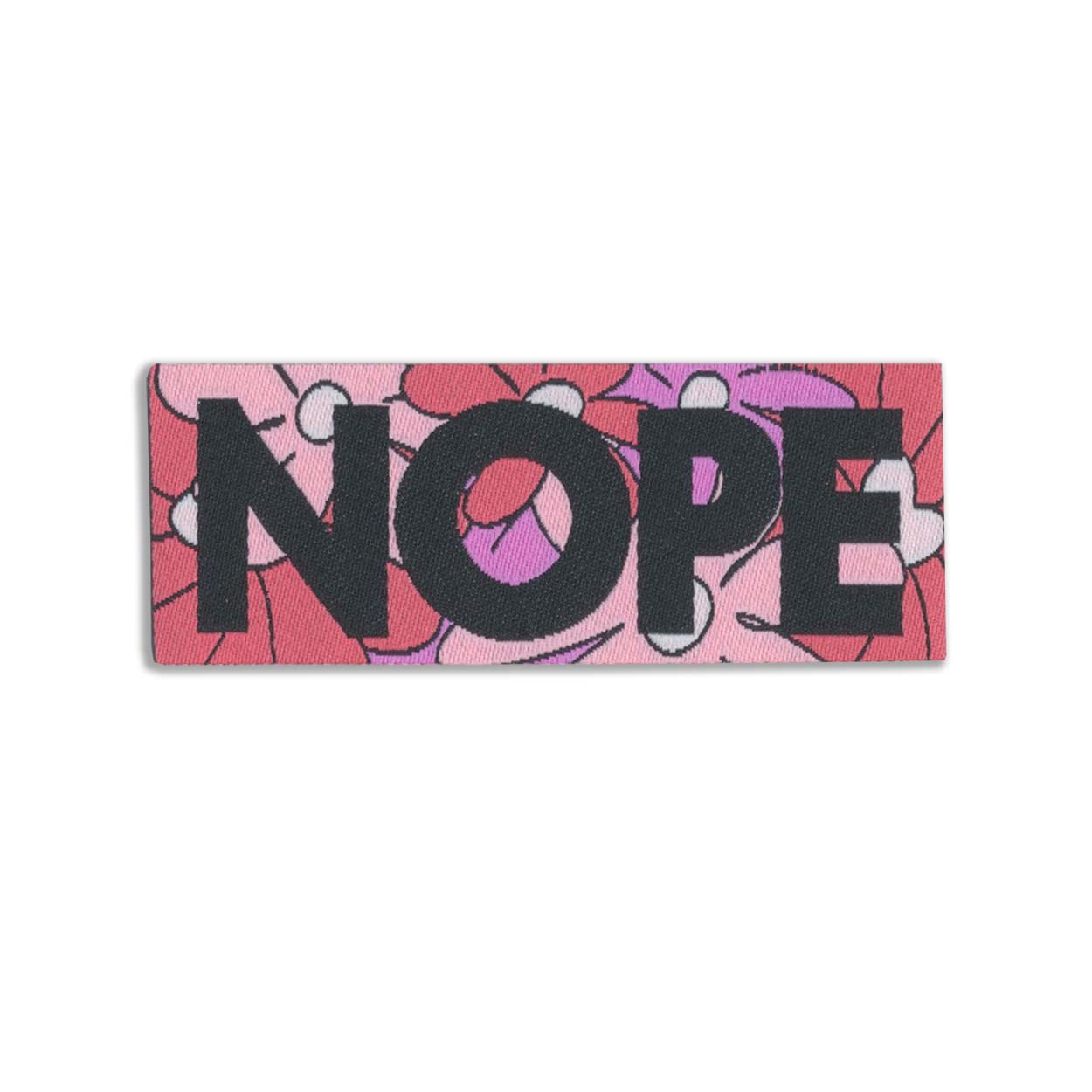 Nope - Angry Flower Tag