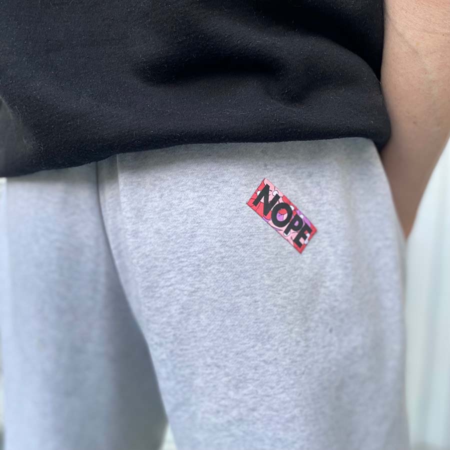 Nope - Angry Flower Tag