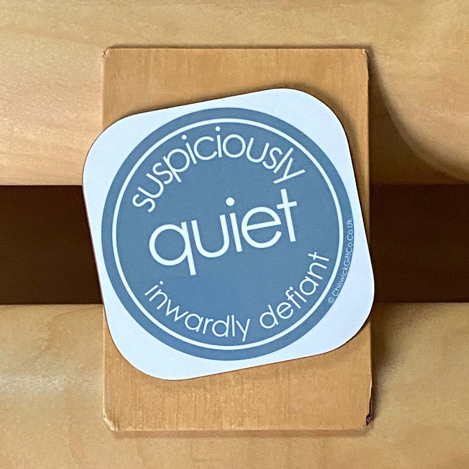 Suspiciously Quiet Mug