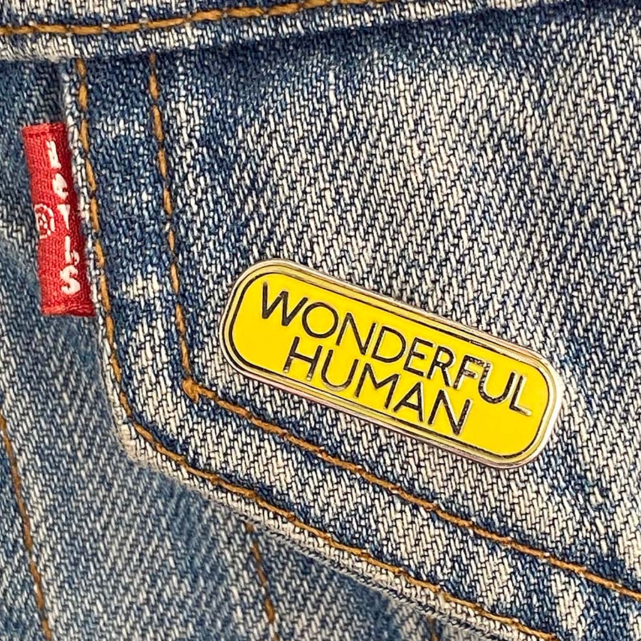 Wonderful Human Enamel Pin