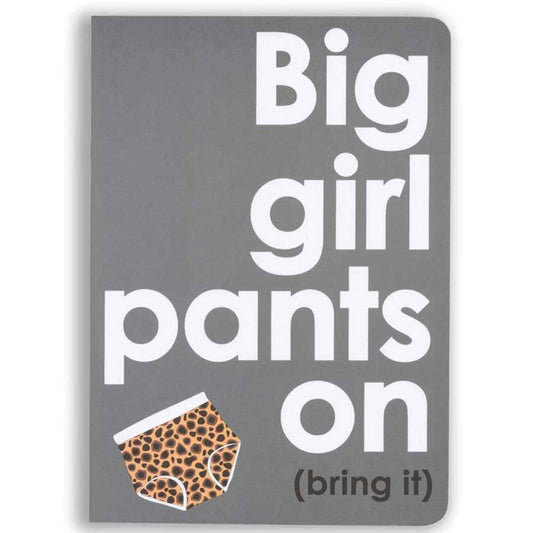 Big Girl Pants on Slimline Notebook