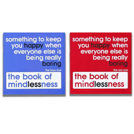 The Book of Mindless Fun For Adults - Blue & Red for £15