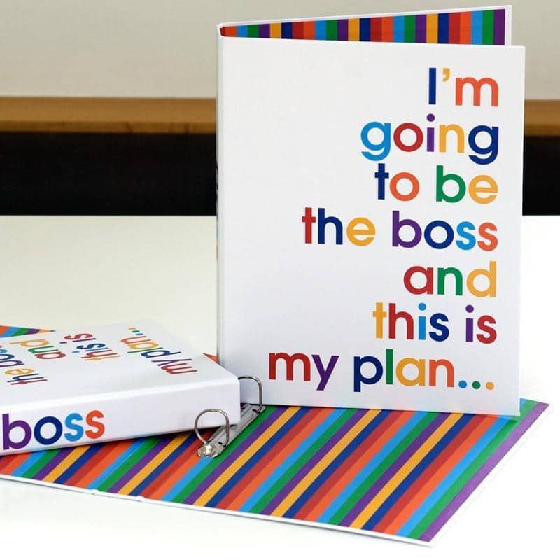 I'm Going To Be The Boss A4 Ringbinder