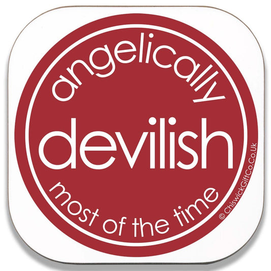Angelically Devilish Coaster