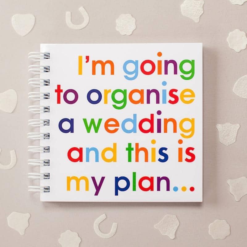I'm Going To Organise A Wedding Doodle Pad