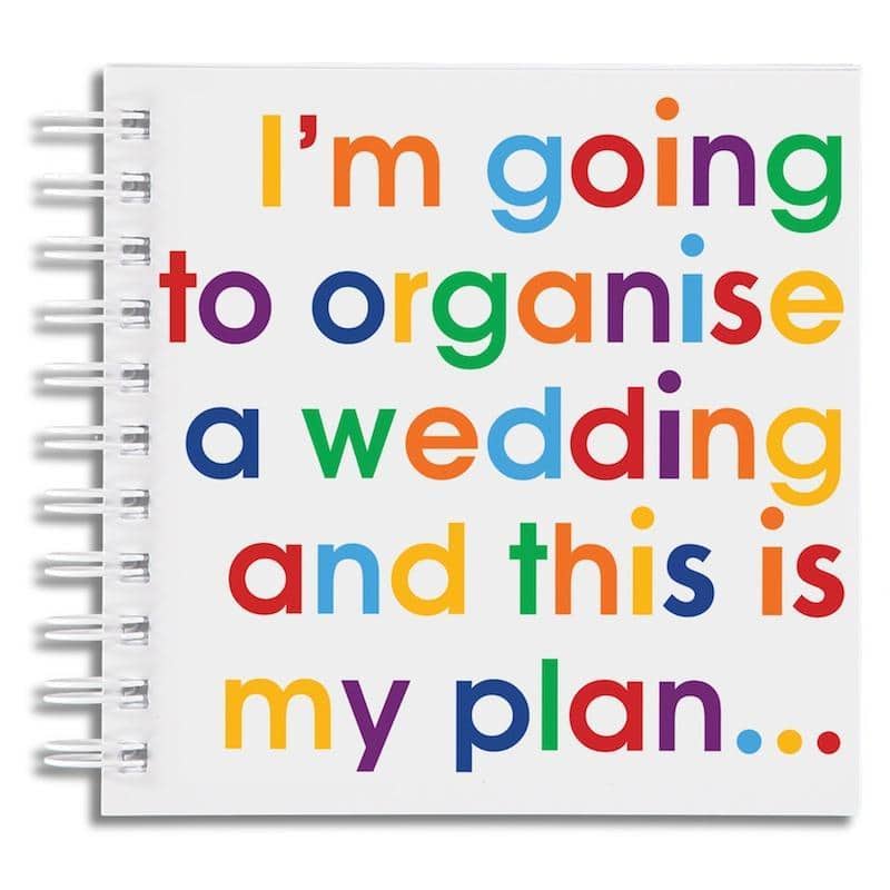 I'm Going To Organise A Wedding Doodle Pad