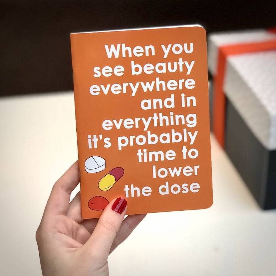 When You See Beauty Slimline Notebook
