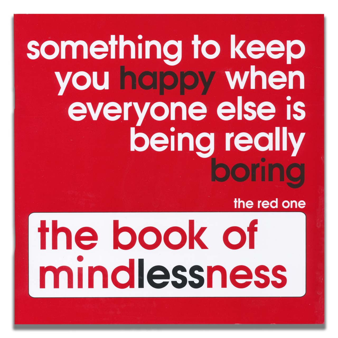 The Book of Mindless Fun For Adults - Blue & Red for £15