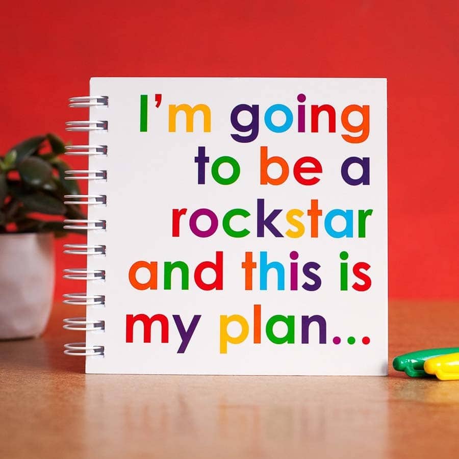I'm Going To Be A Rockstar Doodle Pad