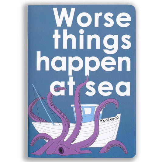 Worse Things Happen At Sea Slimline Notebook